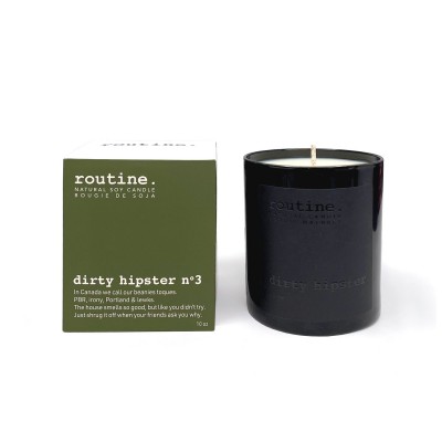 DIRTY HIPSTER - SOY CANDLE - Routine. 